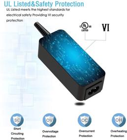 img 3 attached to 45W Round Tip Laptop Power Adapter Cord 💻 for Lenovo N23 Chromebook, Winbook 100e 300e School Chromebook Charger