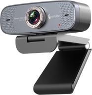 1080p web camera - angetube hd webcam with built-in microphone - usb computer camera with 90-degree wide angle, easy plug and play for zoom, skype, teams, streaming, video calling logo