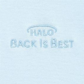 img 2 attached to Halo Sleepsack Cotton Baby Blanket, Baby Blue, Medium, 0.5 TOG