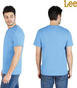 img 3 attached to 👕 Heather 2X Large Lee Henley T Shirt for Men – Premium Comfort and Style!