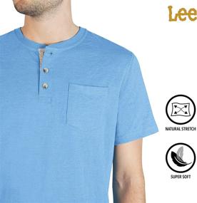 img 1 attached to 👕 Heather 2X Large Lee Henley T Shirt for Men – Premium Comfort and Style!