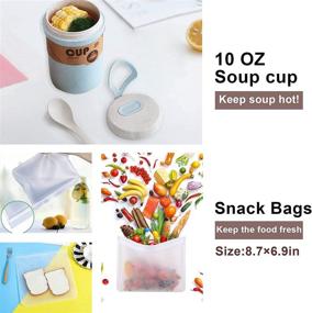 img 2 attached to Koccido Bento Box Lunch Box Kit - 3-in-1 Japanese Compartment Design, Leakproof 3 Layer Lunch Container - Ideal for Kids and Adults