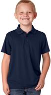 ultraclub youth cool & dry mesh pique polo (8210y): stylish, breathable, and practical! logo