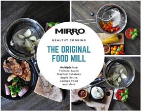 img 2 attached to 🥣 Mirro 50024 Foley Food Mill Cookware: Stainless Steel, 2-Quart, Healthy Silver Cooking Tool