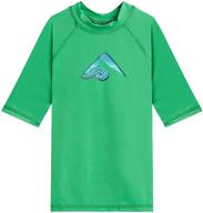 kanu surf boys' paradise sun protective 🌞 rashguard swim shirt - upf 50+ for optimal safety logo