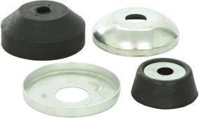 img 1 attached to Trans-Dapt 9314 Motor Mount Pads with Biscuit Design - Set of 2