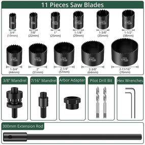 img 3 attached to 🔧 JiGiU Bi Metal 19 76mm Mandrels Aluminum: Cutting-Edge Tool for Precision Machining