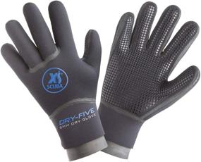 img 1 attached to XS Scuba 5mm Dry Five Pyrostretch Dry Gloves: Optimal Protection and Flexibility