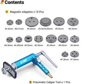 img 3 attached to Pneumatic Air Rear Disc Brake Caliper Piston Pad Compressor Wind Back Service Tool by EWK