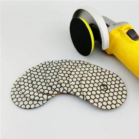 img 1 attached to 🔧 Enhance Your Surface Finish with SHDIATOOL Dry Diamond Polishing Pads 4 Inch Set – Ideal for Granite, Marble, Quartz, and More!