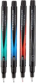 img 2 attached to 🖊️ Prismacolor Premier Fine Line Illustration Markers, 05 Fine Tip, 4-Count - Assorted Colors for Precision Artwork