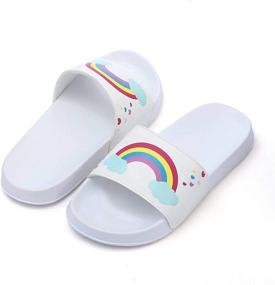 img 1 attached to Skywheel Slippers: Non-Slip Unisex Children's Shoes with Enhanced Comfort