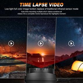 img 2 attached to 📷 GOWWPUN GTL2000 Time Lapse Camera - Video Camcorder with 1080P HDR Sensor, Full Color Low Light Image for Construction, Gifts Ideas, City Traffic, Nature, Plant Records.