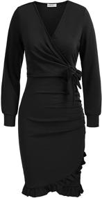 img 4 attached to Ladies Funeral Vintage Dresses BlackXL Women's Clothing