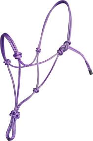 img 4 attached to Soft Training Rope Halters for Horses - Various Sizes: Miniature, Foal, Weanling, Small Pony, Cob/Arab, Horse, Warmblood, Draft