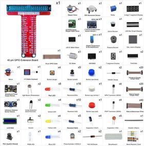 img 3 attached to 👨 Adeept Ultimate Starter Kit for Raspberry Pi 3 2 Model B B+ Python C Code, LEDs, Sensors, ADXL345 GPIO Cable DC Motor - Learn Electronics and Programming for Beginners