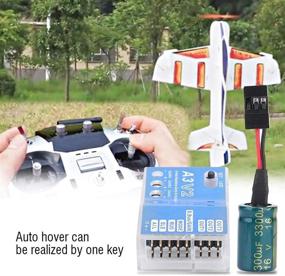 img 3 attached to ✈️ Jadeshay RC Flight Controller, F50A 3-Axle Gyro A3 V2: Precise Stabilization for RC Fixed-Wing Airplanes