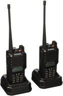 baofeng gt-3wp dual band waterproof walkie talkie, vhf/uhf 136-174/400-520mhz, with programming cable - 2 pack logo