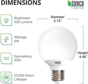 img 3 attached to Enhance Your Bathroom with Sunco Lighting's Dimmable Daylight Solution