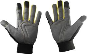 img 2 attached to Zero Friction Universal Fit Gloves Yellow