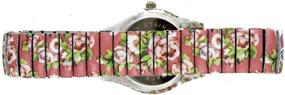 img 3 attached to Ladies Floral Printed Stretch Watch