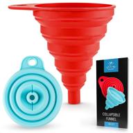 zulay set silicone funnels transferring logo