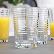 stylish juice glasses: high-quality oz glass cups for refreshing beverages логотип