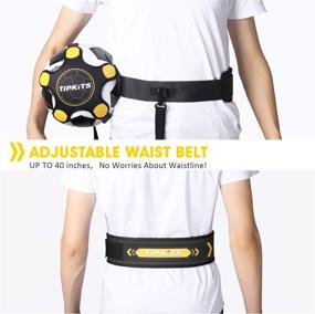 img 2 attached to 🔥 Tipkits Soccer Training Equipment for Kids and Adults - Solo Soccer Training Belt with Enhanced Leather Fastening