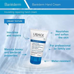 img 3 attached to 👐 URIAGE Bariederm Insulating Repairing Hand Cream 1.7 fl.oz. – Soothes, Softens & Nourishes Very Dry Hands Exposed to Daily Aggressions & Chemical Products – Fast Absorption, Water-Resistant Formula