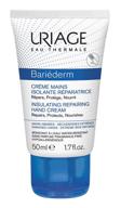 👐 uriage bariederm insulating repairing hand cream 1.7 fl.oz. – soothes, softens & nourishes very dry hands exposed to daily aggressions & chemical products – fast absorption, water-resistant formula logo