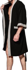 img 3 attached to 🛀 Premium Haseil Turkish Cotton Bathrobe X Large: Luxurious and Comfortable for Ultimate Relaxation