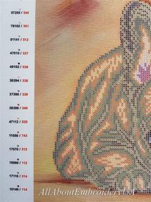 img 1 attached to French Bulldog Bead Embroidery Needlepoint Tapestry Kit: Cross Stitch Pet Lover DIY Gift Idea with Beaded Stitching and Broderie Perlee