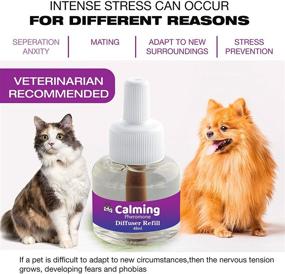 img 3 attached to 🐾 Talis Calming Pheromone Diffuser Refill 48ml for Dogs and Cats - New Formula Mating Anxiety Remedy for Anxiety, Reduce Scratching, No-Stress Formula - Kitten, Cats, Pheromones