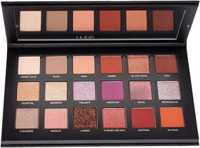 img 1 attached to Huda Beauty Desert Eyeshadow Palette
