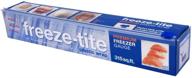 freeze tite plastic freezer 315 square 8 inch logo