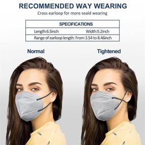 img 2 attached to 🎭 Essential HUHETA KN95 Face Mask 20 Packs for Optimal Occupational Health & Safety