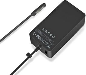 img 2 attached to 🔌 KINGDO Surface Pro Charger - 48W 12V 3.6A Power Supply Adapter for Microsoft Surface Pro 2, Surface Pro 1, and Surface RT with 6Ft Power Cord and Carrying Pouch