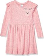 👗 spotted zebra little girls heather dresses: stylish and playful girls' clothing logo