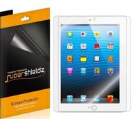 📱 3-pack supershieldz high definition clear pet screen protector for apple ipad 4, 3, and 2 generation logo