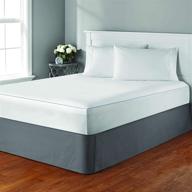 🛏️ waterproof mattress protector queen size by j&v textiles - zippered encasement, 100% waterproof & absorbent logo