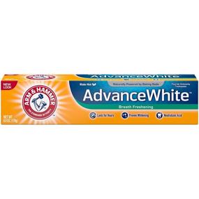 img 1 attached to 🦷 ARM & HAMMER Advance White Baking Soda Toothpaste, Winter Mint 6 oz (Pack of 6): Whitening Power in Bulk!