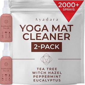 img 4 attached to 🌿 Peppermint Aromatherapy Yoga Mat Cleaner Spray – 2-Pack: Positive Energy, Post-Workout Recovery, 1000+ Sprays