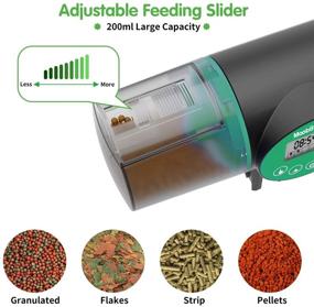 img 1 attached to 🐠 Convenient and Reliable: MOOBONA Automatic Fish Feeder for Hassle-Free Feeding During Vacation or Holidays