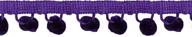 wrights 8 inch fringe 12 yard purple logo