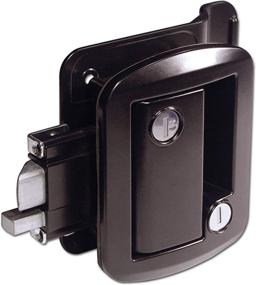 img 1 attached to 🚪 Enhance RV Security with Creative Products Group Ttl-43610-2006-1Pk Rv Door Lock W/Deadbolt in Sleek Black Design