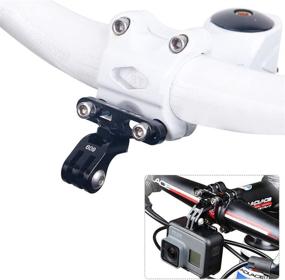 img 4 attached to GUB 609 Bicycle Handlebar Stem Mount Camera Rack with Flashlight Holder - CNC Alloy Anodized, Enhanced for Sports Photography