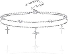 img 4 attached to Exquisite Butterfly Sterling Bracelet: Adjustable Girls' Jewelry to Attract and Charm