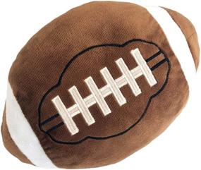 img 4 attached to 🏈 CHORONMO Football Plush Pillow: Fluffy, Durable & Interactive Room Decor; Perfect Birthday Gift for Kids - 11 Inches