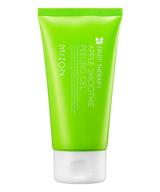 🍍 mizon apple smoothie peeling gel: achieve glowing, smooth, and elastic skin with natural and mild exfoliation, tone correction, and deep cleansing - 120ml (4.1 fl oz) logo