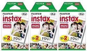 img 1 attached to 📸 Fujifilm Instax Mini Instant Film Packs (3 Twin Packs, Total of 60 Pictures) for Instax Cameras
